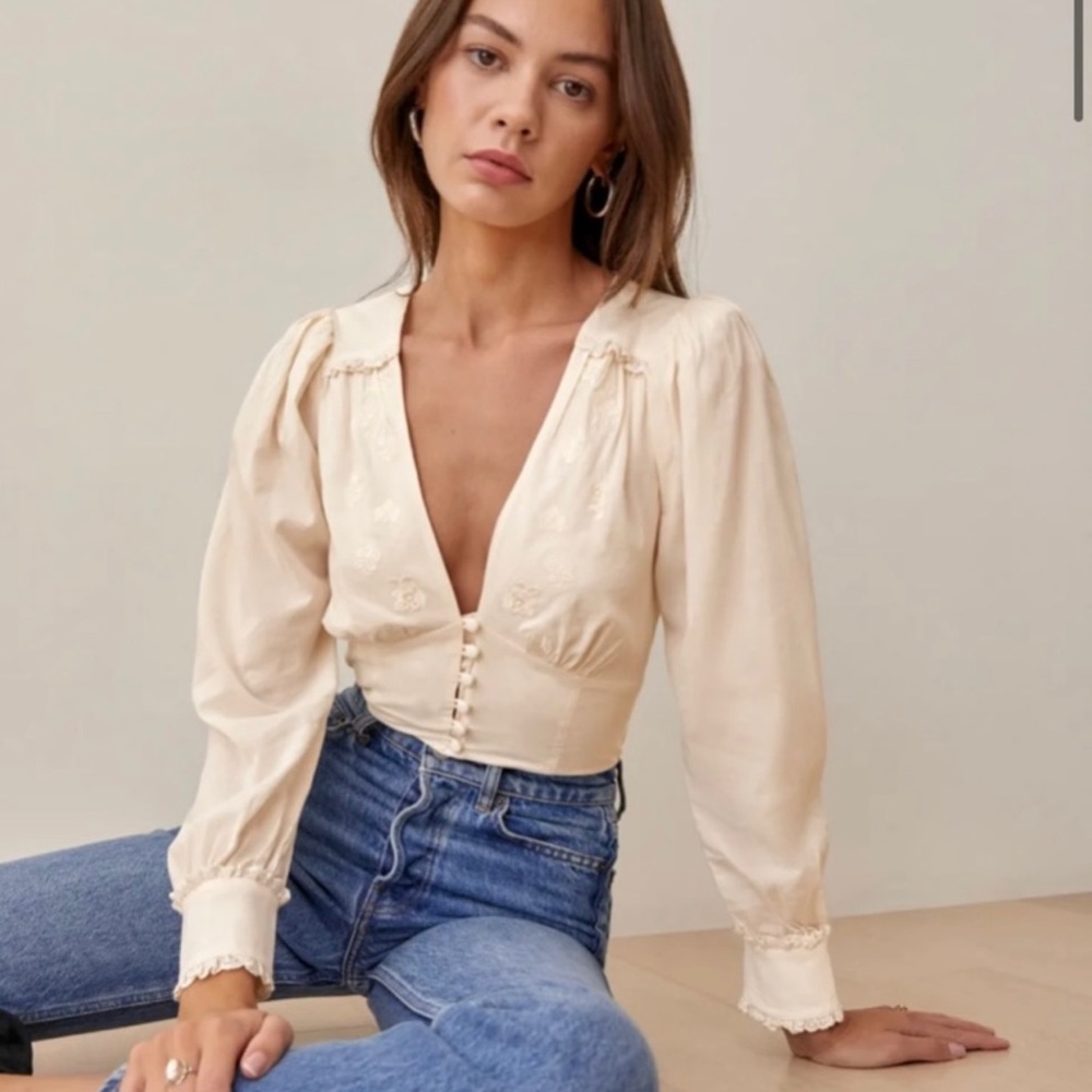 Reformation Lawrence Top.